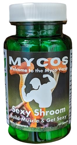 Mycos Shrooms, Sexy Shroom, Boosts Sexual Drive and Physical Performance, Mushroom Supplement with Targeted Extraction,