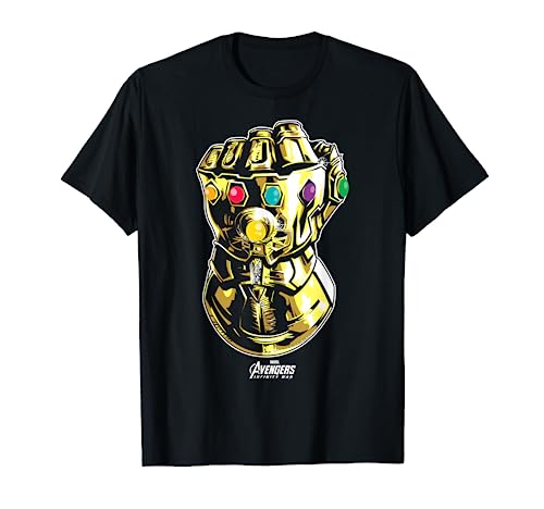 Marvel Avengers Infinity War Gauntlet Fist Graphic T-Shirt T-Shirt