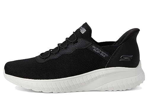 SKECHERS Men's Hands Free Slip-ins Bobs Squad Chaos-Daily Hype Sneaker, BLK, 11