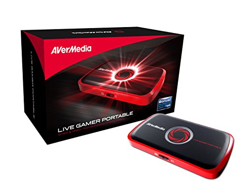 AVerMedia Live Gamer Portable, Full HD 1080p Recording Without PC Directly to SD Card, Ultra Low Latency, H.264 Hardware Encoding, USB Video Capture, High Definition Game Capture, Recorder, Streaming (C875)