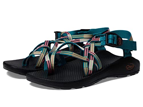 Chaco Women's ZX/2 Cloud Outdoor Sandal, Line Hang Teal, 8