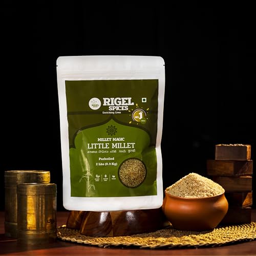 Rige Spices Little Millet | 2lbs resealable pack | Samai | Non GMO | Gluten Free | Rich in fiber