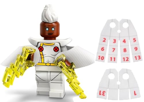 LEGO Marvel Series 2 Minifigure: Storm Minifigure Calendar Man Capes - Superheroes 71039