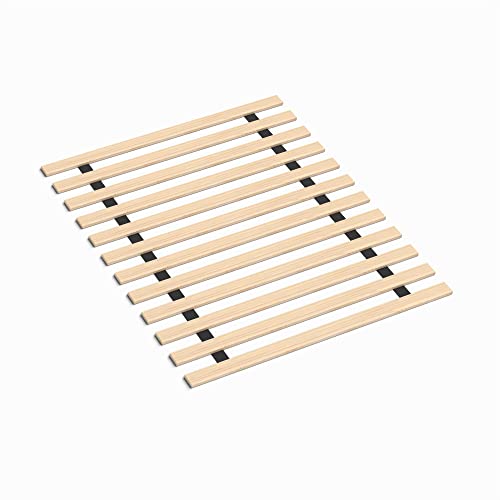 Mayton, 0.68-Inch Horizontal Mattress Support Wooden Bunkie Board/Bed Slats, Queen, Beige