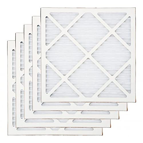 BlueDri Air Scrubber Stage 1 Protective Pre Filter for Air Purifiers Negative Air Machine, Water Damage Restoration Equipment, Construction Debris (5-Pack), White (AS-PF)