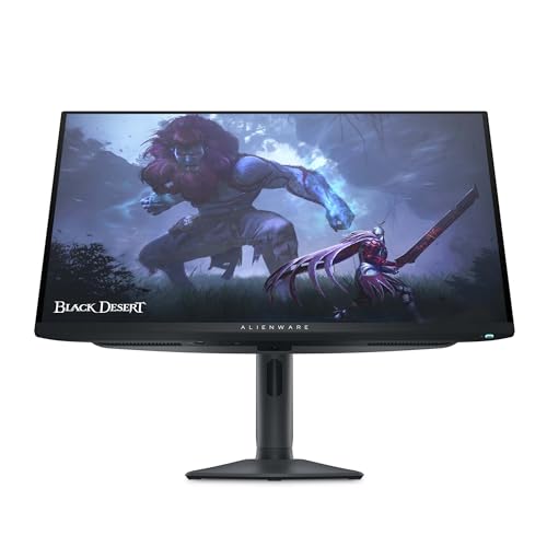 Alienware AW2725DF OLED Gaming Monitor - 26.7-inch Quantom-Dot WQHD (2560x1440) 360Hz 0.03Ms Display, AMD FreeSync Premium Pro, HDMI/DP/USB 3.2 Gen1, Height/Tilt/Swivel/Pivot Adjustability - Black