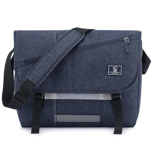 OIWAS Messenger Bag for Men, 15.6 Inch Laptop Crossbody Bags Women Casual Satchel Shoulder Bag College Travel Office Briefcase