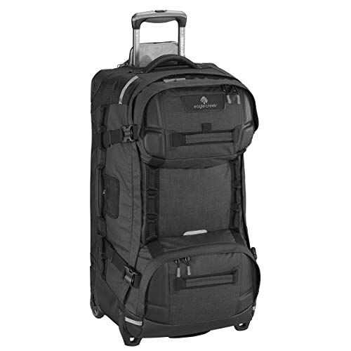 eagle creek ORV 2-Wheel Trunk 30 Ultra Durable Suitcases with Wheels, Expandable Wet/Dry Compartment, Compression Cargo Net, Asphalt Black