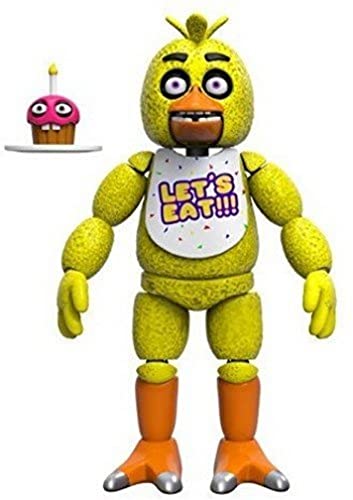 Funko Five Nights at Freddy's Articulated Chica Action Figure, 5',Yellow