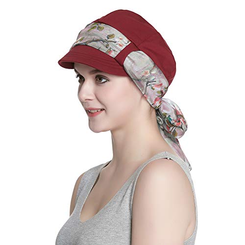 Alnorm Womens Newsboy Cabbie Beret Cap Soft Hats for Chemo Women