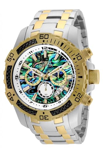 Invicta Men's Pro Diver 51mm Stainless Steel Quartz Watch, Two Tone (Model: 25093)