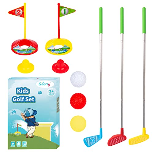 Liberry Kids Mini Golf Clubs Set, Retractable Toy for Toddlers, Children Age 3 4 5 Years Old