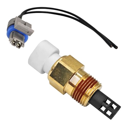 Casalytics Air Temperature Sensor 25036751 with Connector Pigtail Harness, Air Temperature Sensor IAT/MAT/ACT Kit - Compatible with GM 25036751 25037225 25037334