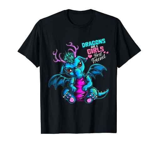 Dragon Costume Girls Dragons Are A Girl's Best Friend T-Shirt