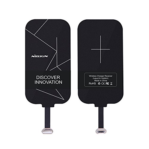 Wireless Charger Receiver, Nillkin Magic Tag Qi Wireless Charger Charging Receiver Patch Module Chip for Samsung Galaxy J7/J3/J6/S5, LG V10 and Other Type A Devices