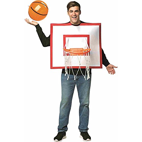 Rasta Imposta Basketball Hoop with Inflatable Ball White/Orange