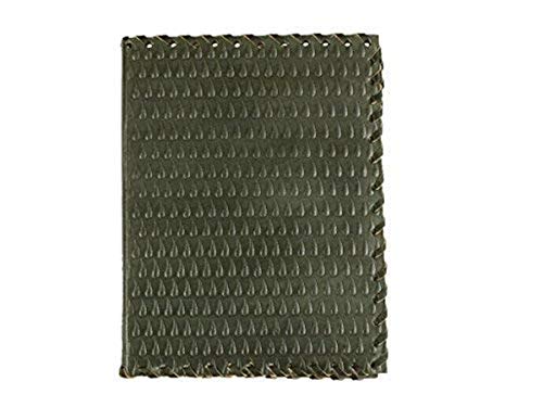 storeindya STORE INDYA Leather Journal Diary Unlined Personal Organizers (7'x 5' Green Drop Collection) 192 Pages Book