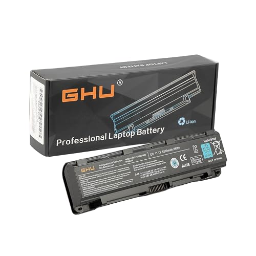 GHU New Battery 58 WH Replacement for PA5024U-1BRS PA5025U-1BRS PA5026U-1BRS PABAS259 PABAS260 Compatible with Satellite C875 C855 C855D L855 L875 M840 P875 P845 P855 P875 S855 PABAS261 PA5027U-1BRS