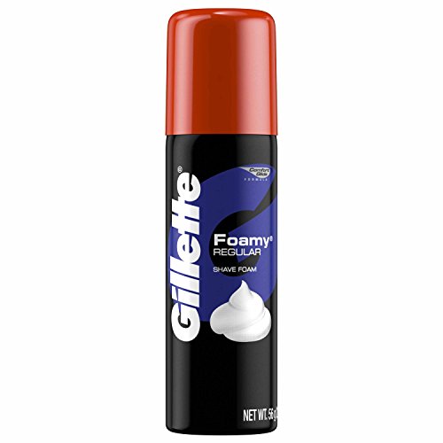 Gillette Foamy Regular Shaving Foam, 2 oz