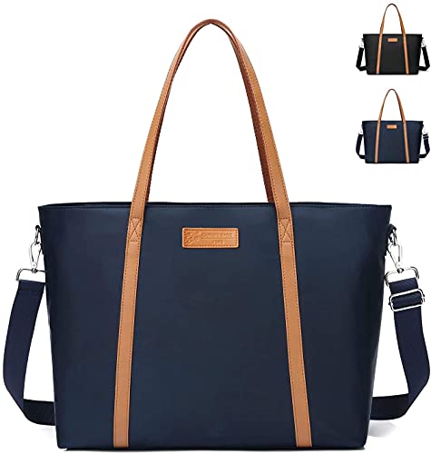 BUG Travel Laptop Tote Bag for Women Casual Handbag for College -Blue