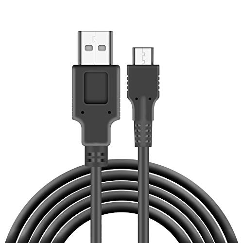 ECHZOVE Charger Compatible with Nintendo Switch, Charging Cable Compatible with Nintendo Switch, Charger Cable Compatible with Nintendo Switch Pro Controllers - Black (4.92ft)