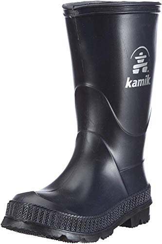 Kamik Stomp Rain Boot (Toddler/Little Kid/Big Kid),Navy/Black,5 M US Big Kid