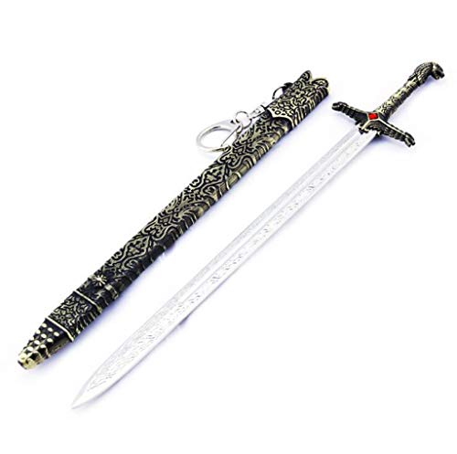 DBKJ Game of Throne Jaime LannisterSword Metal Weapon Model Action Figure Arts Toys Collection Keychain Gift