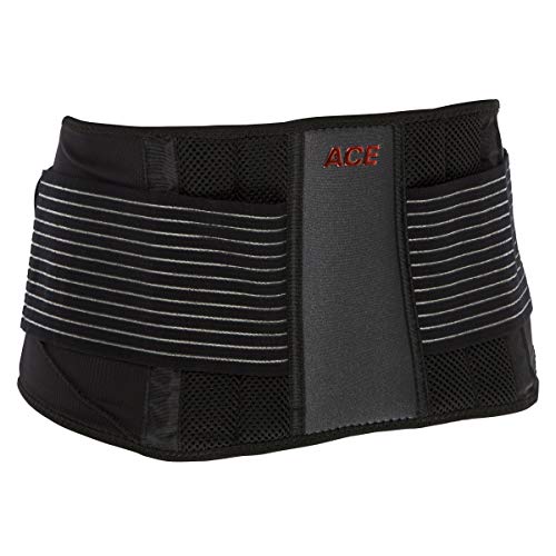 ACE - 902002 Adjustable Back Brace, Stabilizing Support and Comfort, Adjustable, Breathable, Full Range of Motion, from America's Most Trusted Brand of Braces