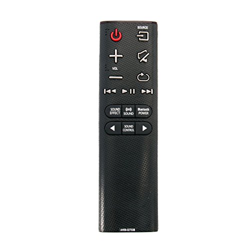 AH59-02733B Replace Sound Bar Remote fit for Samsung Soundbar HW-K360 HW-KM36C HW-KM36 HW-K450 HW-K550 HW-K551 HW-J4000 HW-JM4000 HWK360 HWKM36C HWKM36 HWK450 HWK550 HWK551 HWJ4000 hw-k430 HW-K460