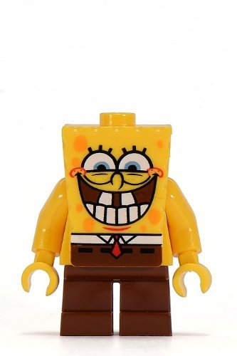 LEGO Minifigure - Spongebob Squarepants - Spongebob Grinning with Bottom Teeth