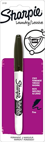 Sharpie Rub-A-Dub Permanent Laundry Marker Fine Black - Pack of 1