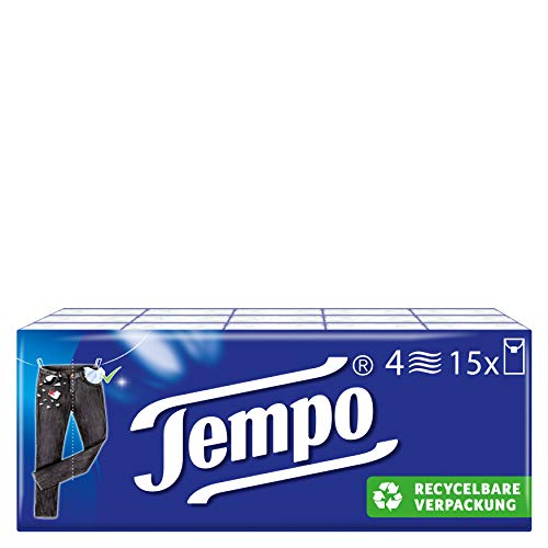 Tempo Tissues 15 Pack (15x10 Tissues)