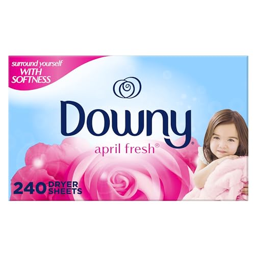 Downy Dryer Sheets Laundry Fabric Softener, April Fresh, 240 count