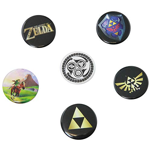 Paladone Nintendo Officially Licensed Merchandise - The Legend of Zelda Pin Badges