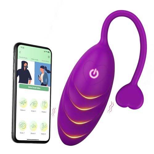 G_s_po_t APP Remote Controlled Small Muscel Massager with 10 High Frequencies Modes, Skin-Friendly Wearable Heart Massage Device Quiet Sound Design for Women Ladies Gifts