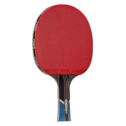 STIGA Nitro Performance Ping Pong Paddle - 6-ply Light Blade - 2mm Premium Sponge – Flared Handle for Exceptional Grip - Performance Table Tennis Racket for Serious Play