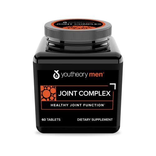 Youtheory Joint Complex for Men – with Boswellia, Ginger, Turmeric, & UC-II Collagen, 60 Tablets