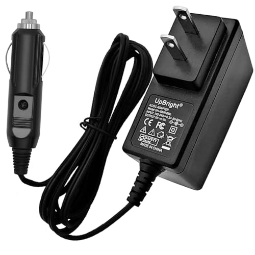 UpBright Male Car AC/DC Adapter Compatible with Schumacher DSR114 DSR115 DSR 114 PSJ 1812 2212 3612 4424 ProSeries Jump Starter 12V Power Supply PSJ1812 PSJ2212 PSJ3612 PSJ4424 SAC-109 Battery Charger