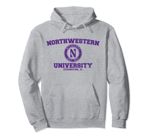 Northwestern University Wildcats Circle Logo Pullover Hoodie