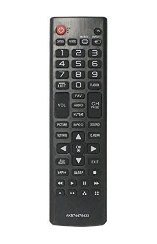 AKB74475433 Replaced Remote Compatible with LG TV 50LB5900 50LB6000 50LF6000-UB 55LB5550 55LB5900 55LB5900-UV 55LB6000 55LB6000-UH 55LF5500-UA 55LF6000-UB 55LX341C 55LX540S 55LY340C 55LY340C-UA
