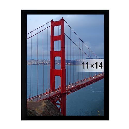BESCRCL 11x14 Picture Frame Wall Hanging Photo Frame, Black, 1 Pack