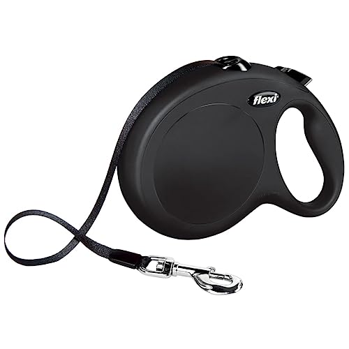 Flexi CL30T8.120.is Roll Leash New Classic L Tape 8 M, Black