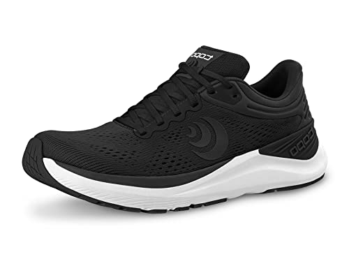 Topo Athletic Women's Ultrafly 4 Comfortable Lightweight 5MM Drop Road Running Shoes, Athletic Shoes for Road Running, Black/White, Size 7.5-W