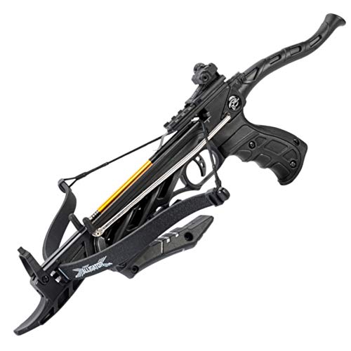 RDJLife Products 80lb Self Cocking Pistol Crossbow with Forearm Grip Black