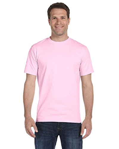 Gildan Men's Dryblend Moisture Wicking T-Shirt, Light Pink, L