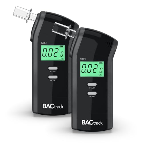 BACtrack S80 Breathalyzer (2 Pack) | Professional-Grade Accuracy | DOT & NHTSA Approved | FDA 510(k) Cleared | Portable Breath Alcohol Tester for Personal & Professional Use