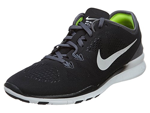 Nike Women's Free 5.0 TR Fit 5, BLACK/WHITE/DARK GREY/WHITE Running Shoe (8)