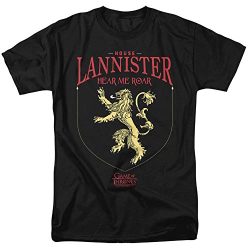 Game of Thrones House Lannister Sigil Unisex Adult T-Shirt, House Lannister Sigil, X-Large