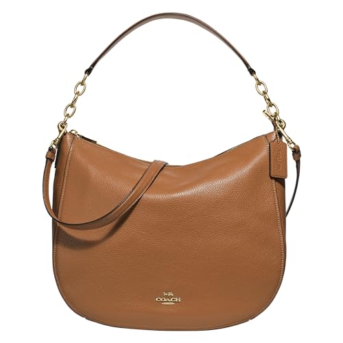 COACH Elle Hobo Shoulder Bag, Light Saddle