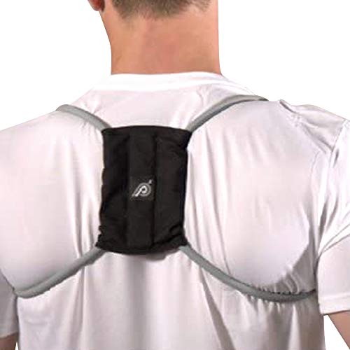 Posture Medic Dynamic Posture Brace for Neck, Upper and Lower Back - Long-Term Posture Correction Tool, Unlike Static Posture Correctors That Just Yank Shoulders Back, Large Plus Strength, Silver